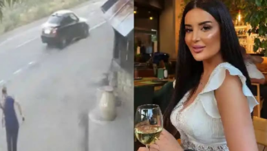 Эксклюзивное видео трагической автокатастрофы 31-летней модели Веры Сафарян