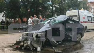Сын депутата на Audi врезался в машину инструктора, который учил его водить, жизнь инструктора спасти не удалось (Photo, Video)