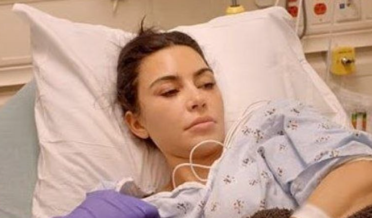 Ким Кардашьян госпитализировали с болезнью пищевода, от которой умер её отец (Photo)