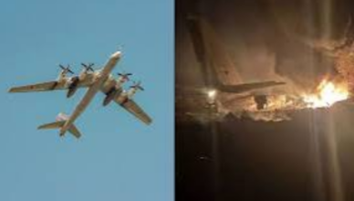 В России разбился самолет Ту-95.