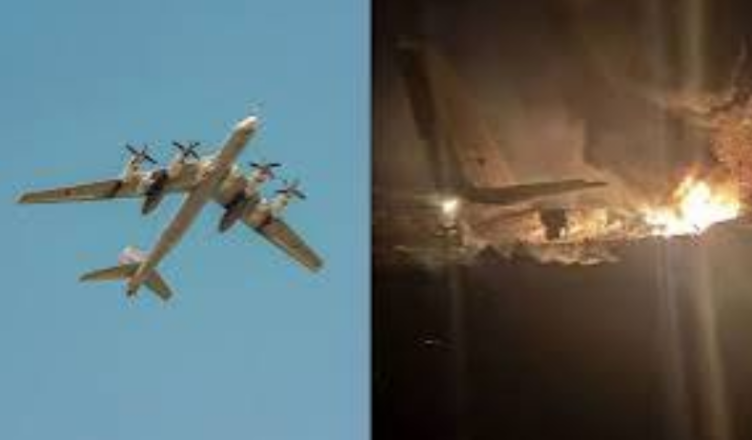 В России разбился самолет Ту-95.